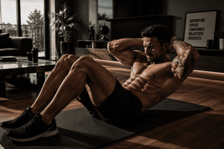 v up force abdominale en teal