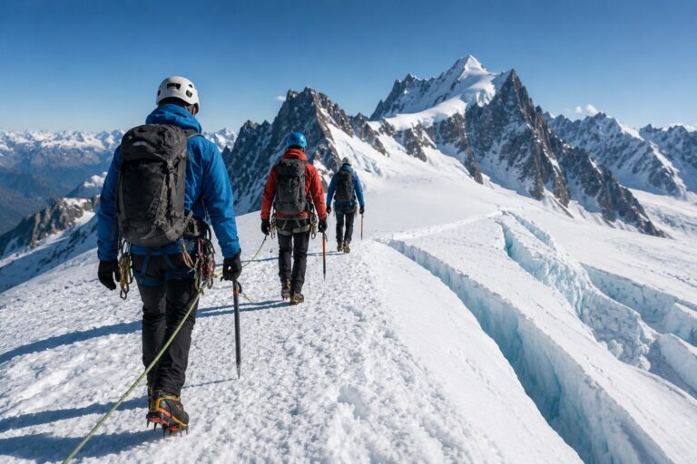 débuter l'alpinisme en montagne