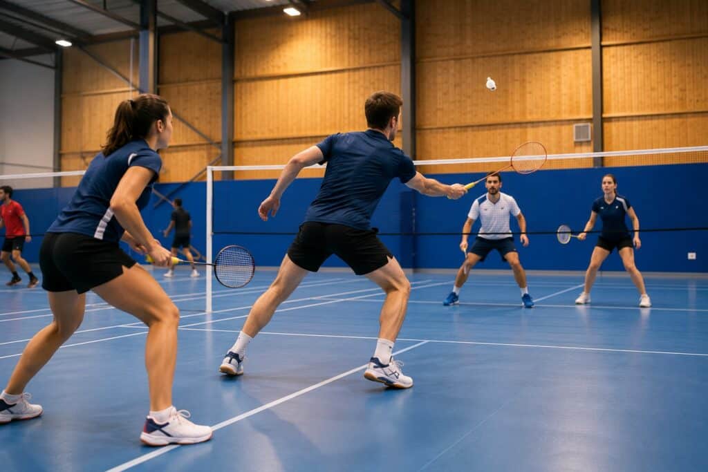 débuter le badminton en club