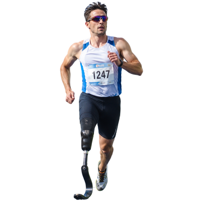 para athlete racing in a wheelchair on the track